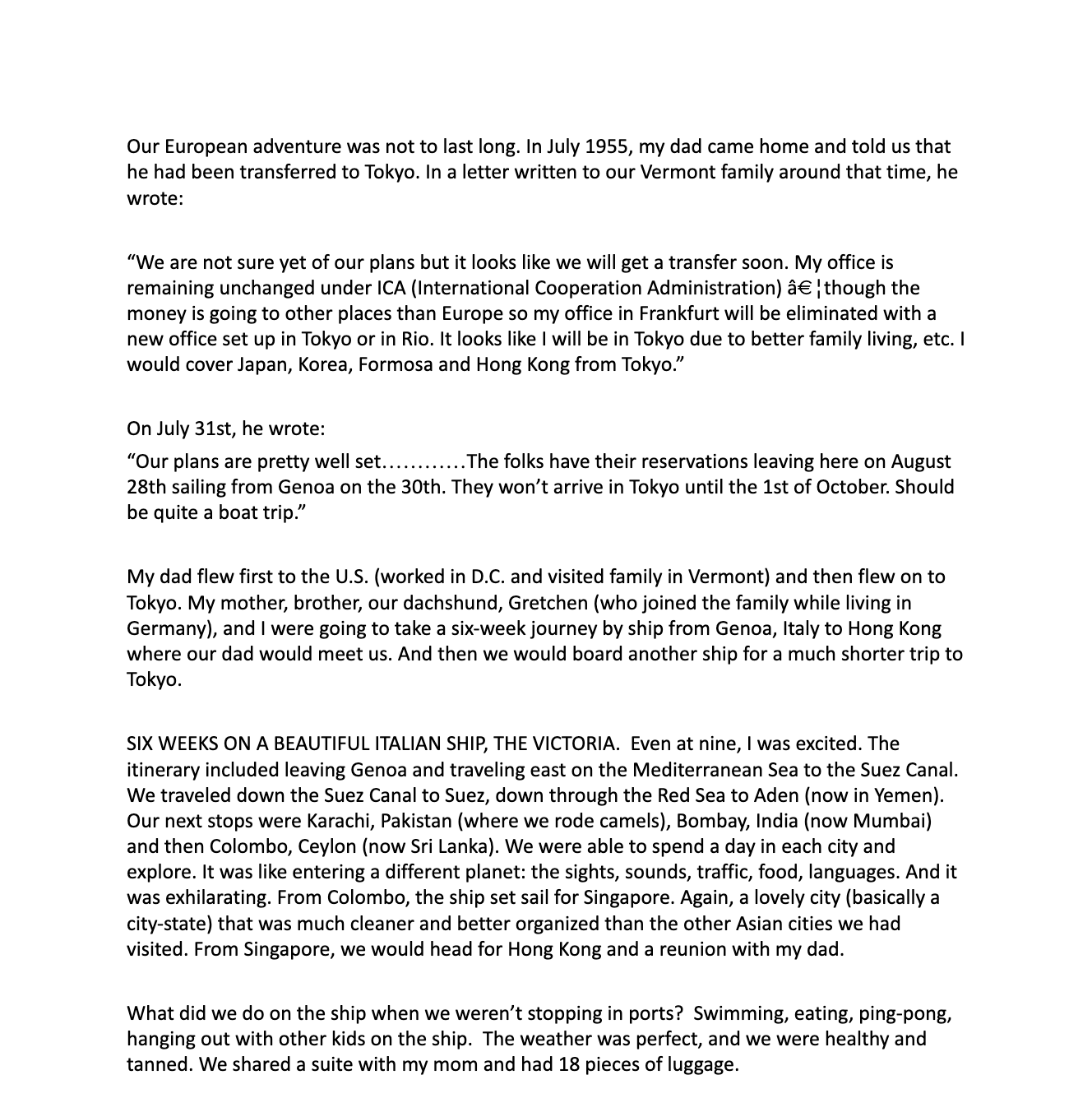 Dialogue before professional book formatting