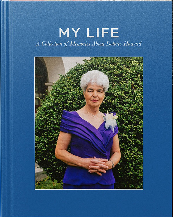 Blue memoir titled My Life
