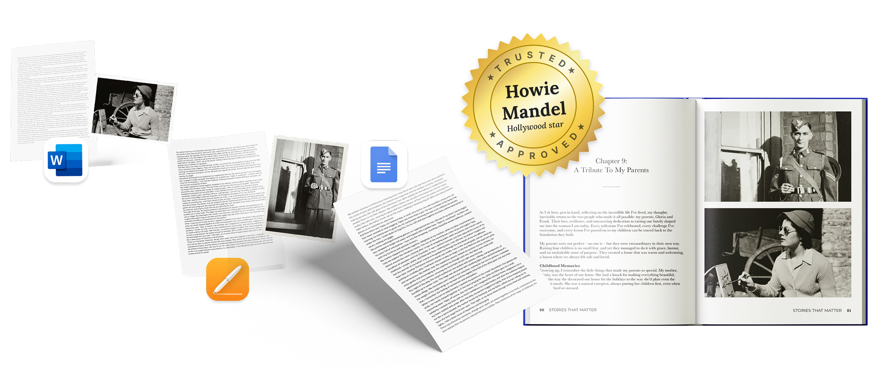 memoir from different sources turned into a book