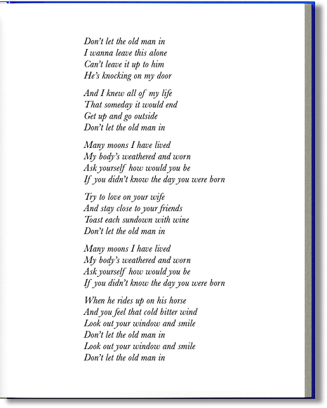 Poem with balanced stanzas and natural spacing