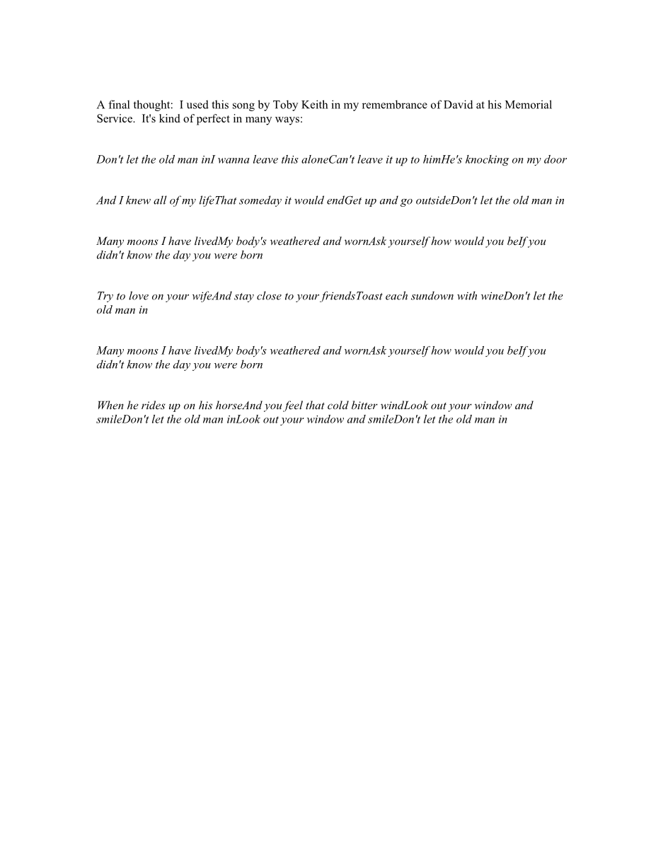 Poem before professional book formatting